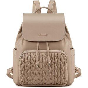 Small Backpack for Daily Use, Khaki